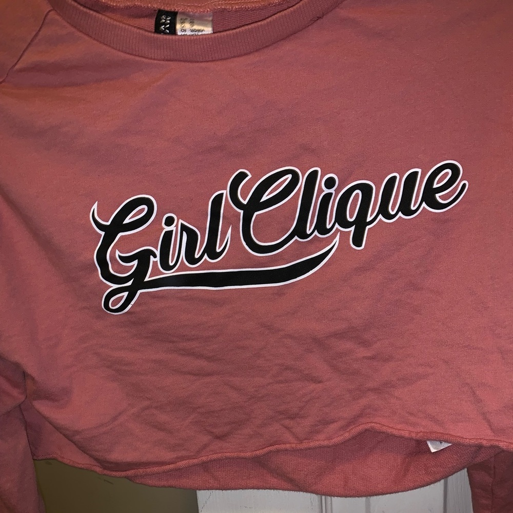Crop top sweatshirt